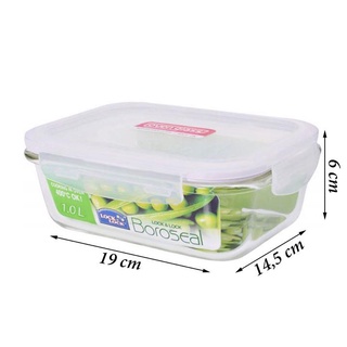 Thố thủy tinh tròn có nắp zoăng Lock&Lock (950ml)