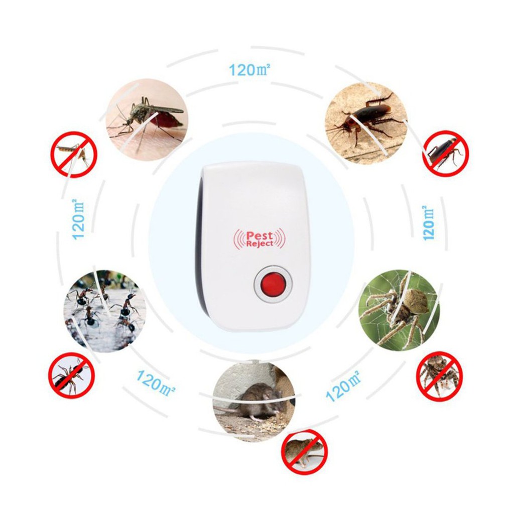 Mosquito Killer Repeller Máy đuổi côn trùng bằng sóng siêu âm tiện dụng