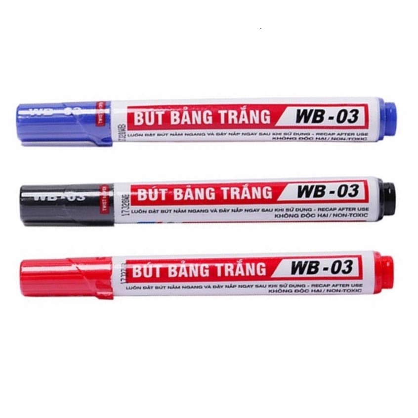 Hộp 10 Cây Bút Lông Bảng Xóa Được Thiên Long WB-03