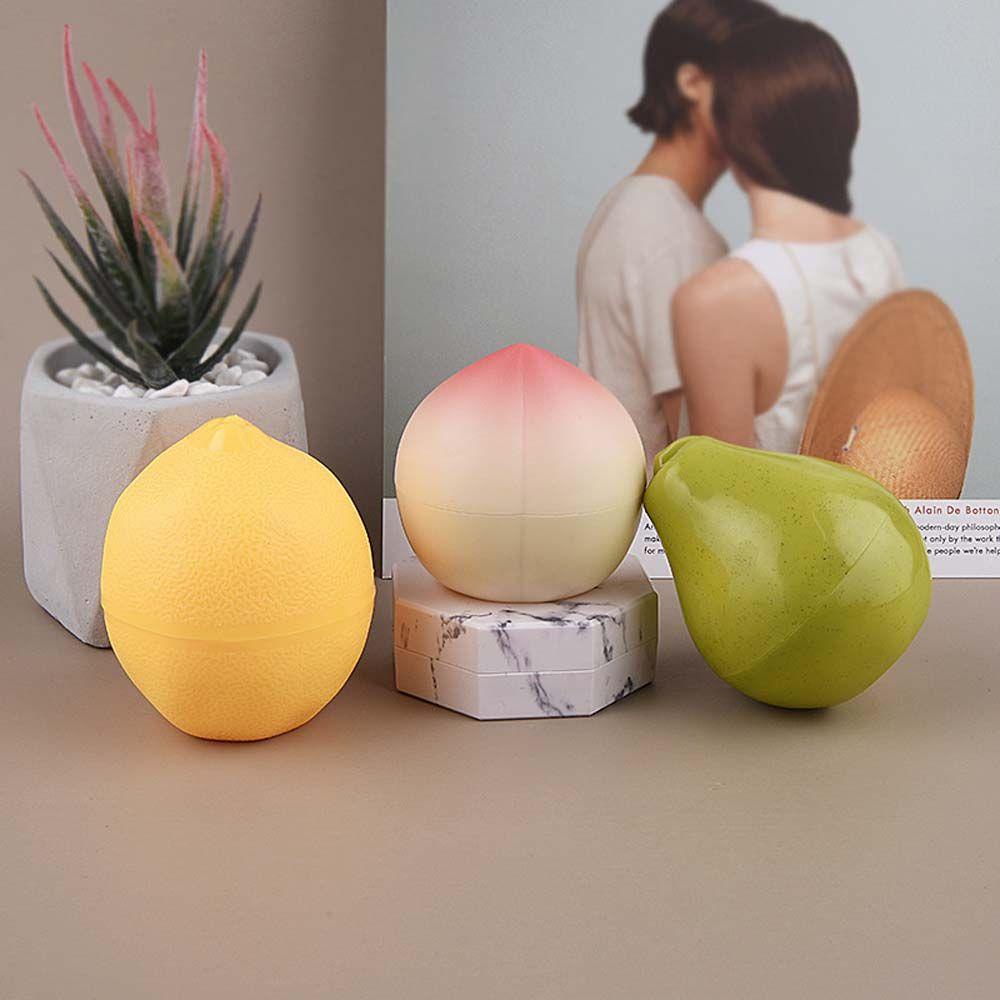 CLEOES Hộp Rỗng Đựng Mỹ Phẩm 30G Hình Trái Cây Dễ Thương