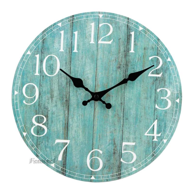 [Fenteer1] Đồng Hồ Treo Tường Nghệ Thuật 10 &quot;Không Ồn Không Dính Cho Phòng Ngủ / Nhà Cửa