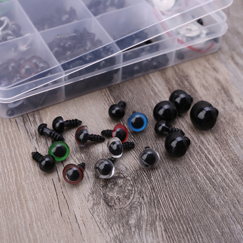 Bộ 566 Mắt Nhựa Tròn Có Thể Xoay Dùng Làm Búp Bê DIY