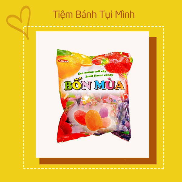 Kẹo 4 mùa (xuân hạ thu đông) hương trái cây - 70g