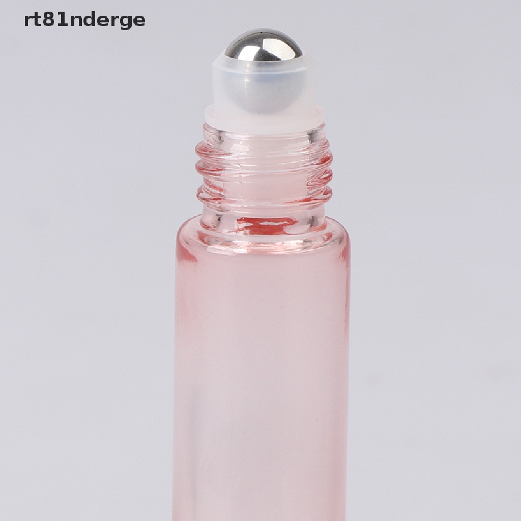 [Hàng mới về] Chai thủy tinh rỗng đựng nước hoa dạng lăn màu hồng 10ml tiện lợi