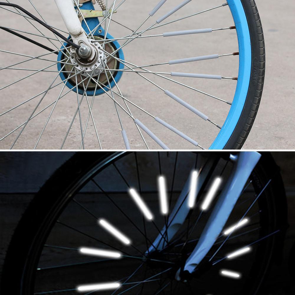 Túi 12 Ống Cảnh Báo An Toàn Chống Thấm Nước 8cm Gắn Bánh Xe Đạp