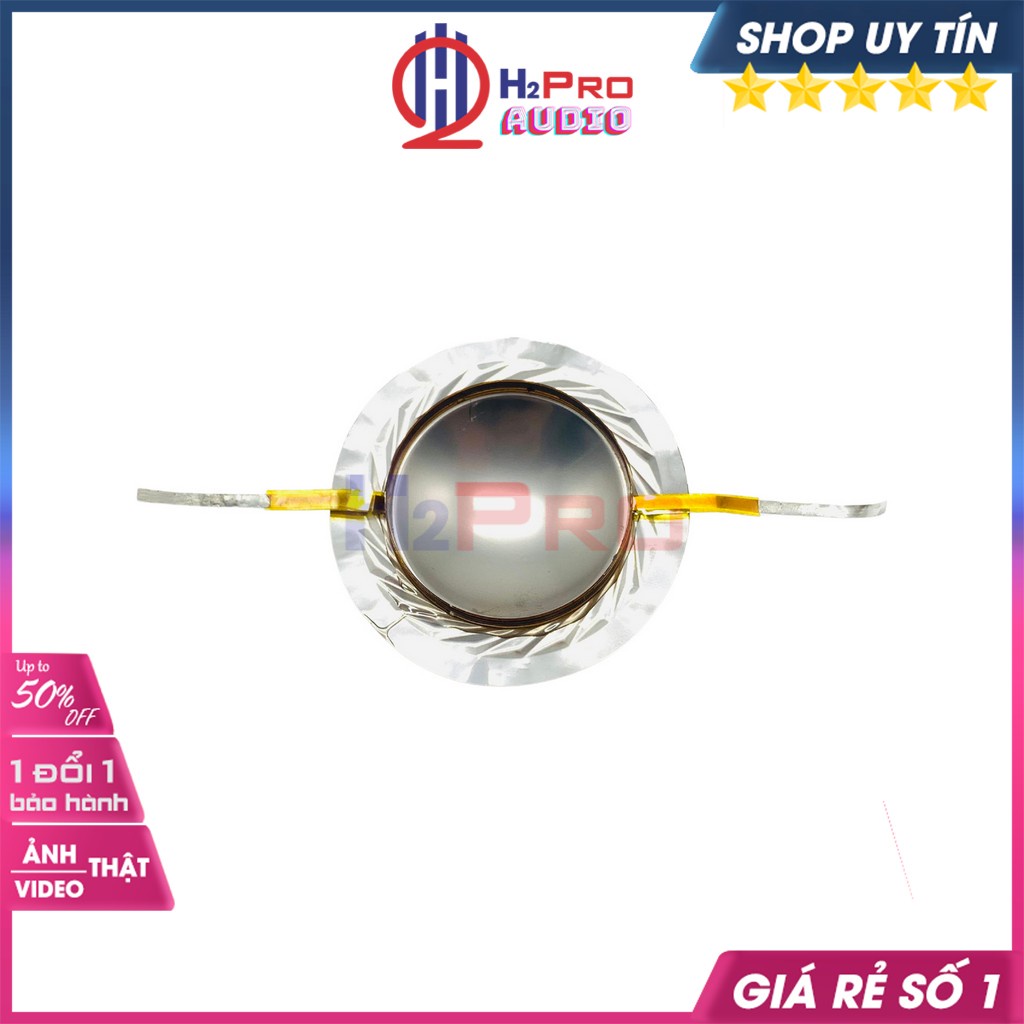 Côn Loa Treble 350, Coil Loa Treble 34.4, Mâm Coil 50Mm, Màng Titan Bạc (1 Chiếc), Thay Thế Côn Tép Titan-H2Pro Audio