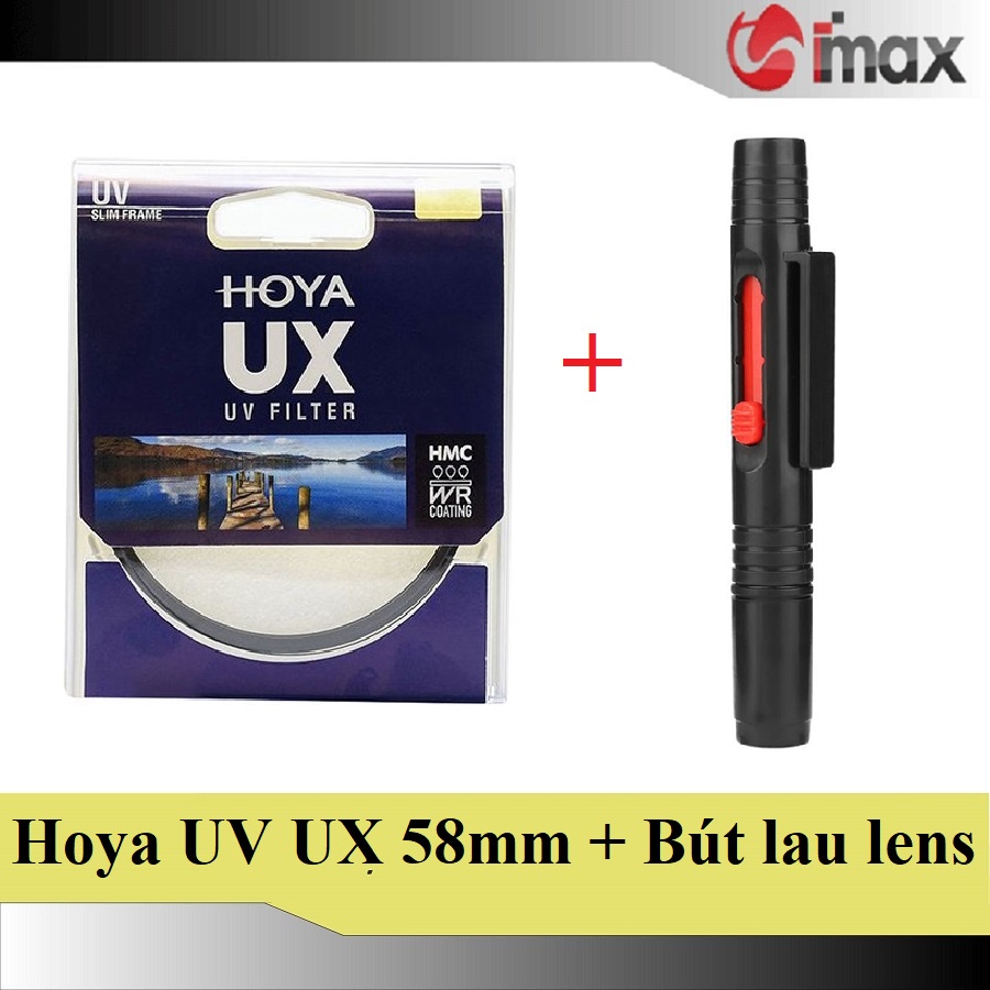 Kính lọc Filter Hoya UX UV 58mm + Bút lau lens