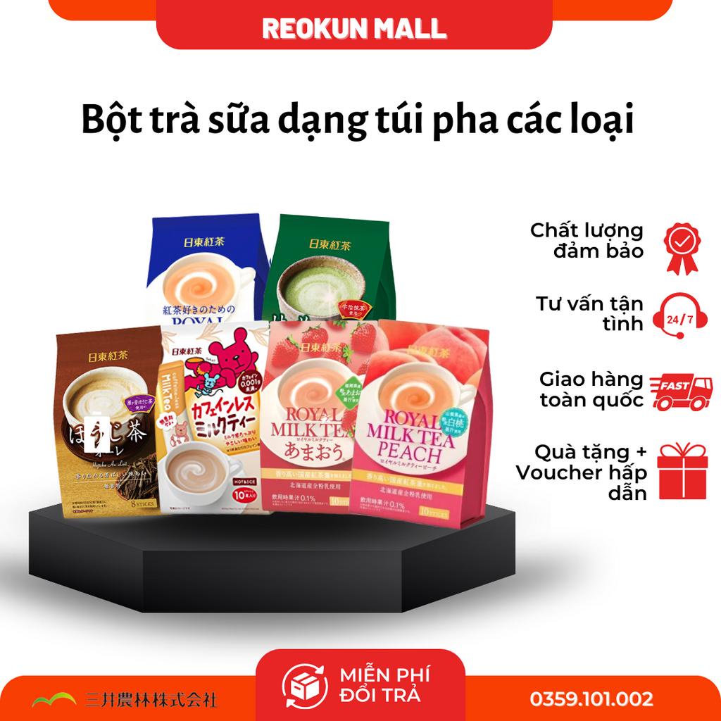 Bột trà sữa Royal Milk Tea Nội địa Nhật các vị - Túi 10 thanh
