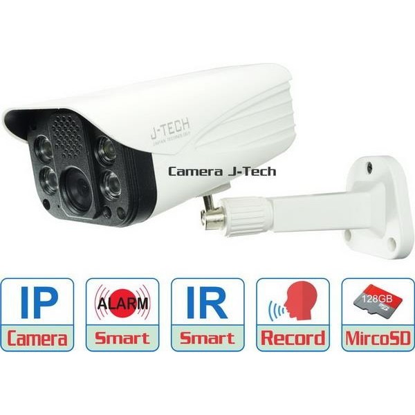 Camera IP wifi JTech AI8205S (Phát hiện chuyển động và đèn thông minh, có khe cắm thẻ nhớ)