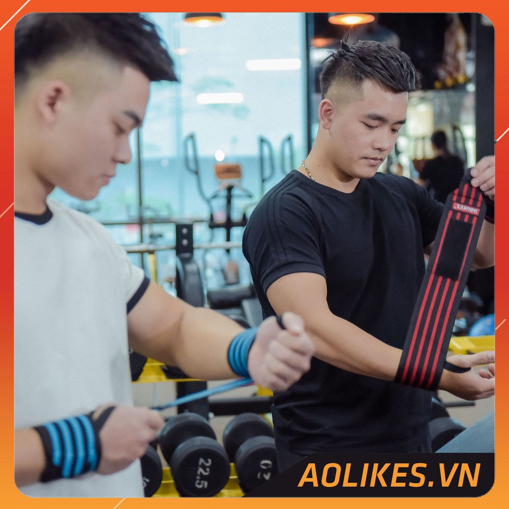 Đôi Băng Quấn Cổ Tay, Đai Bảo Vệ Cổ Tay Tập GYM chính hãng Aolikes (2 chiếc)