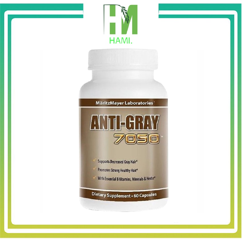 Viên Uống ANTI-GRAY 7050 hỗ trợ bạc tóc 60 viên của Mỹ
