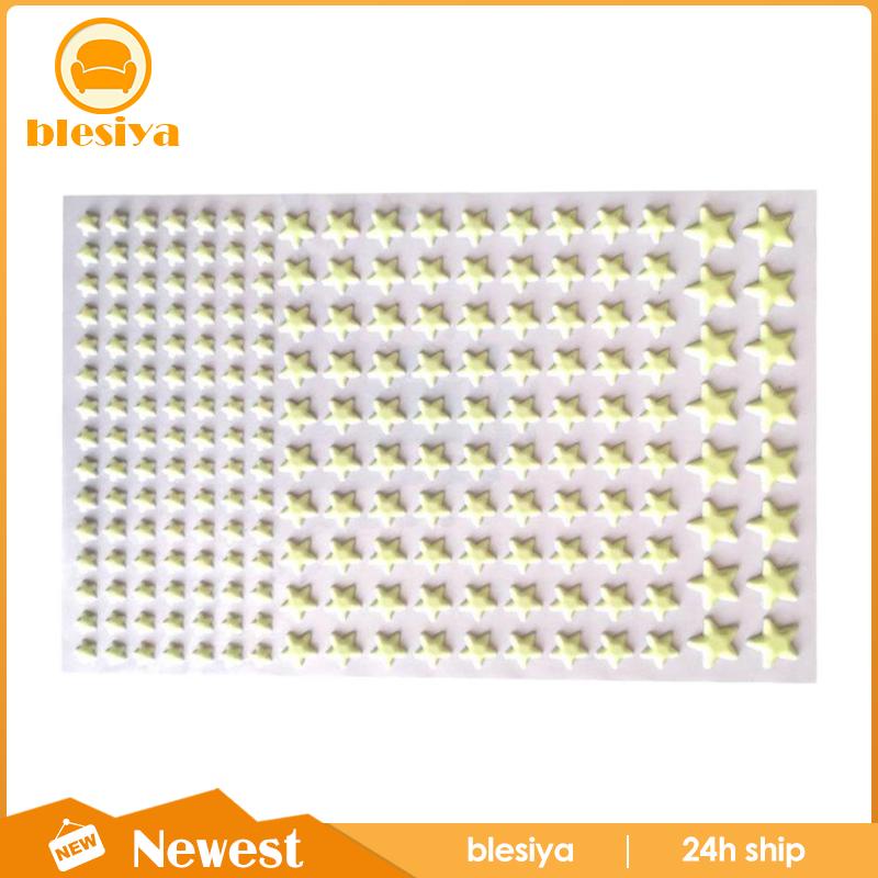 [Blesiya] Đề Can Dán Tường / Trần Nhà Trang Trí Hình Ngôi Sao Phát Sáng Trong Bóng Tối