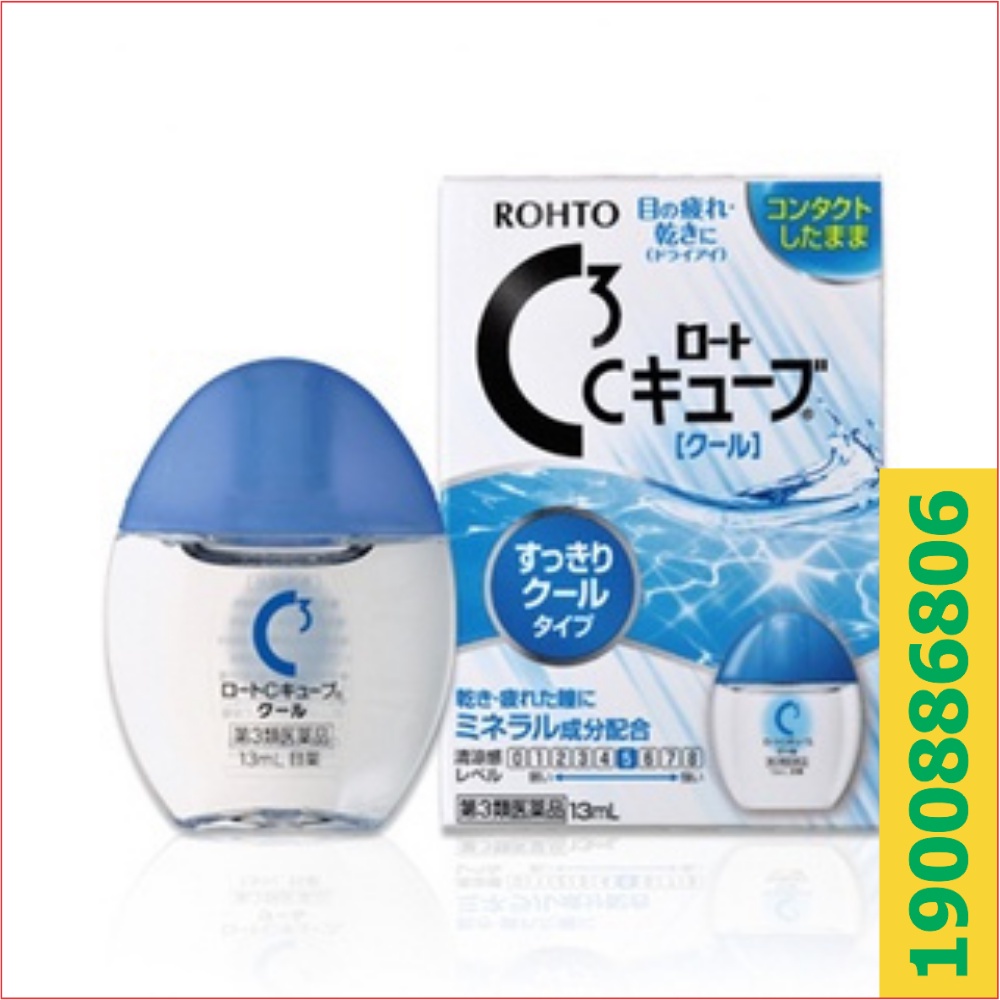 Nước nhỏ mắt Rohto C Cube C3 13ml - Siêu mát