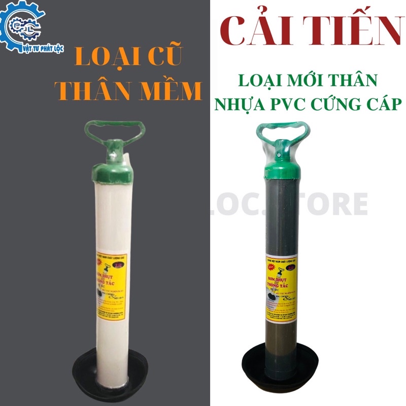 Cây bơm thụt thông tắc bồn cầu, nhà vệ sinh - thông cầu thông minh, đa năng