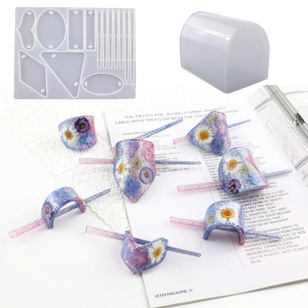 Khuôn Nhựa Epoxy UV Làm Đồ Thủ Công DIY|Khuôn Silicone Làm Đồ Trang Sức