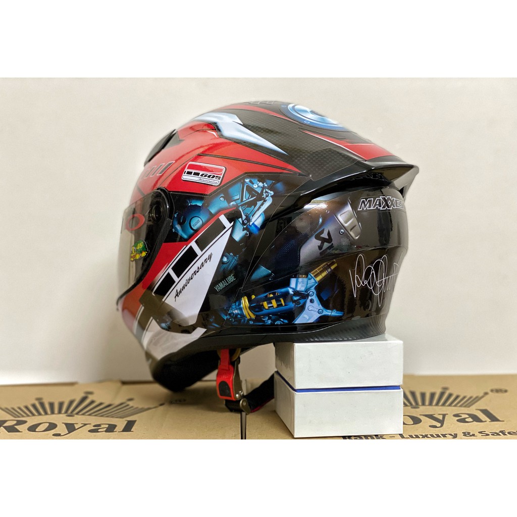 MŨ BẢO HIỂM FULLFACE M138B 1 KÍNH LÊN TEM TRÙM ĐỎ CỰC ĐẸP, BH 12 THÁNG, MUA 1 mũ  TẶNG 1 quà