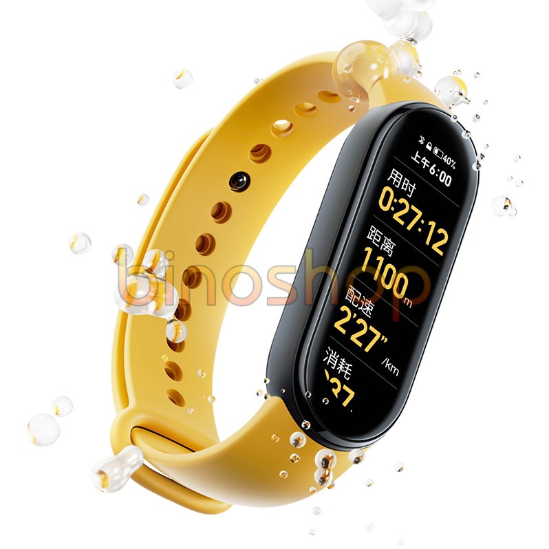 Dây đeo miband 6 silicon chính hãng XIAOMI, dây đeo thay thế mi band 6 cao su chính hãng XIAOMI