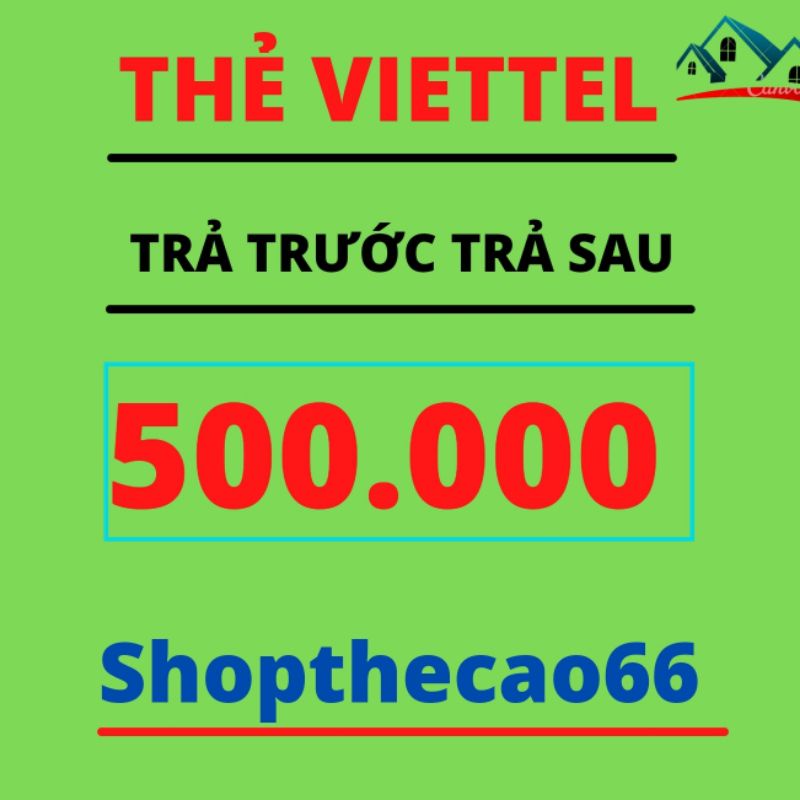 Thẻ cào Viettel 500k