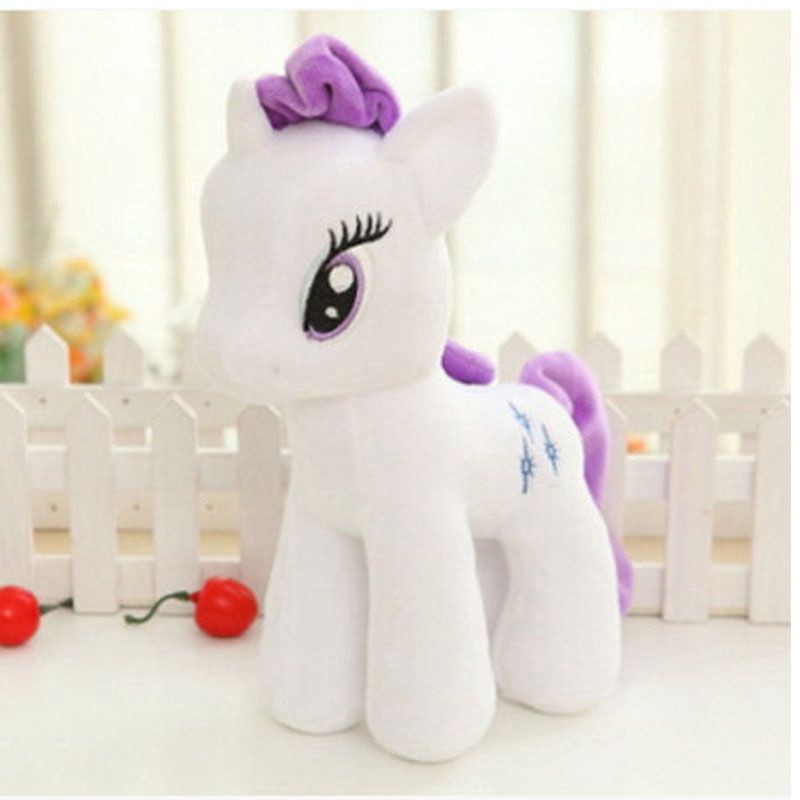 MY LITTLE PONY Thú Nhồi Bông Hình Con Ngựa Pony Màu Cầu Vồng