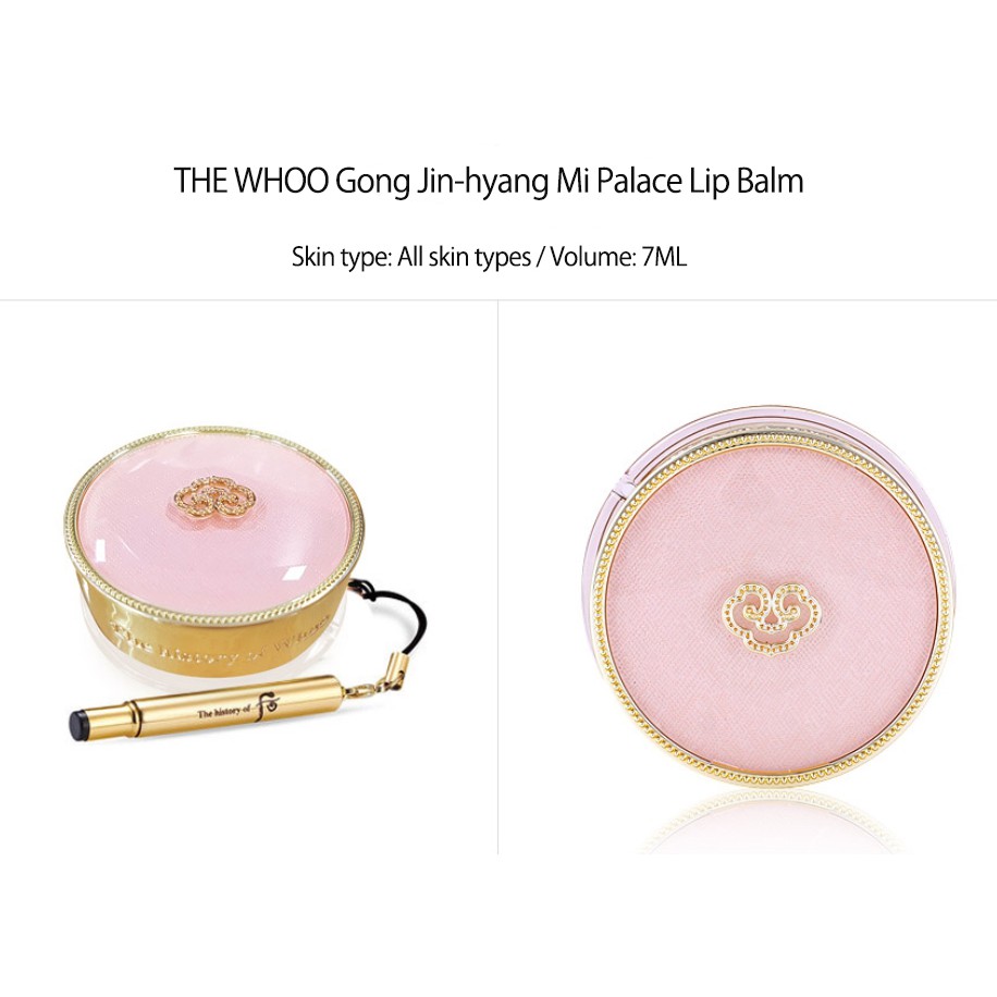Son Môi Dưỡng Ẩm The Whoo Gong Jin-hyang Mi Palace Cao Cấp