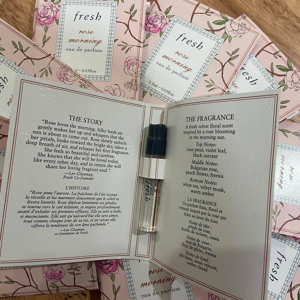 Mẫu thử nước hoa Fresh Rose Morning Eau de Parfum