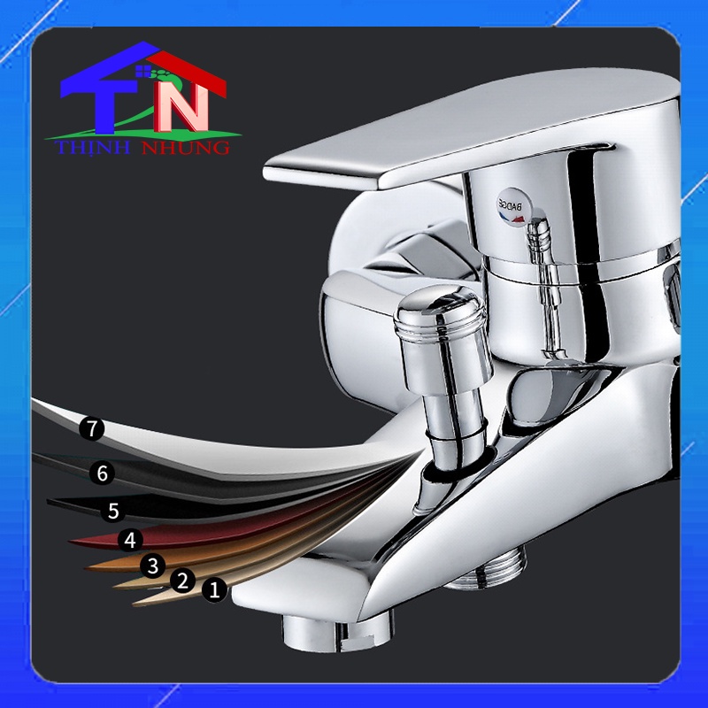 Bộ Vòi Hoa Sen Nóng Lạnh Tăng Áp Củ Sen Bằng Đồng Nguyên Khối Vòi Sen Tắm Có 3 Chế Độ Nước Cực Mạnh🍒🍒