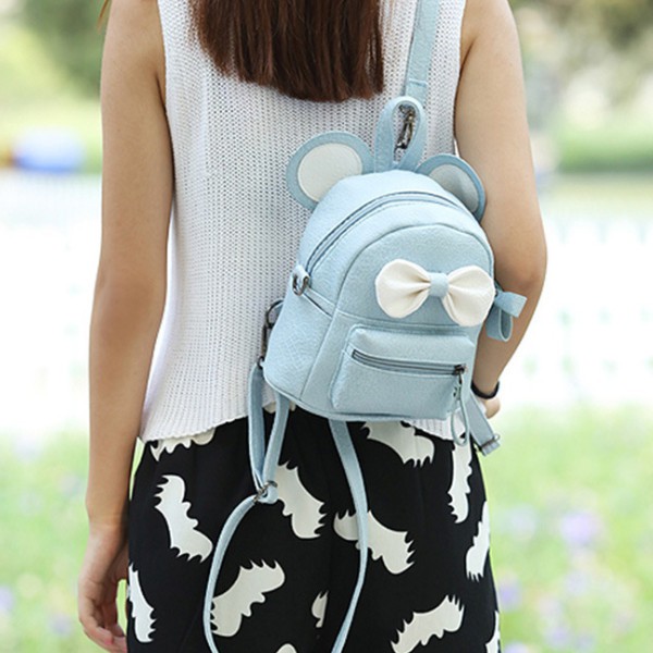 Balo thời trang kiêm túi Queen xanh ngọc