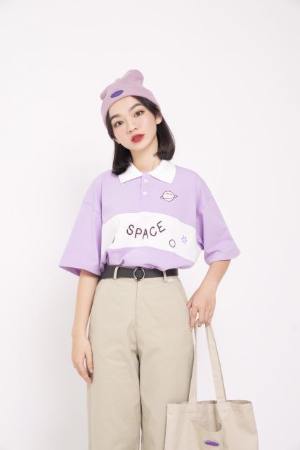 Áo P- SPACE POLO freesize | BigBuy360 - bigbuy360.vn
