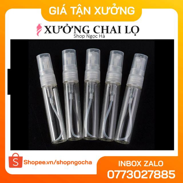 Lọ Chiết Nước Hoa ❤ GIÁ RẺ NHẤT ❤ Lọ chiết nước hoa thủy tinh mini 3ml, 5ml và 10ml đựng dầu thơm , phụ kiện du lịch