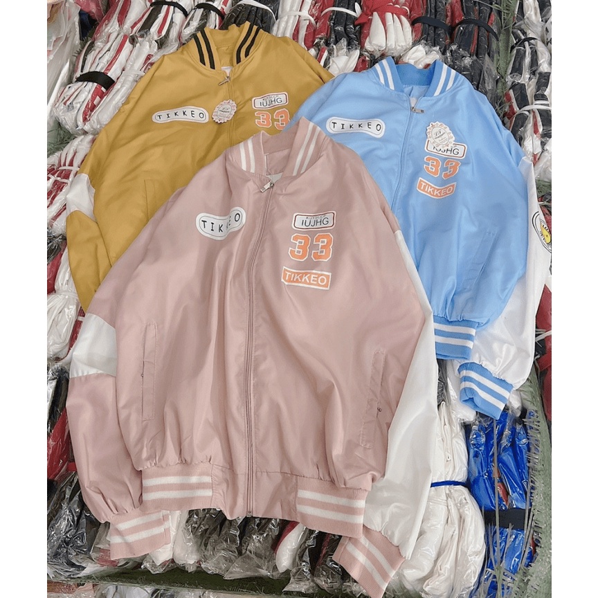 Áo Khoác Bomber Nữ Form Lửng Cực Xịn Cực Xinh Chất Dù 2 Lớp Form Chuẩn - CLITUS FASHION