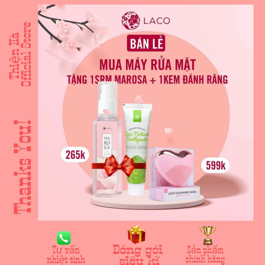 MUA 1 ĐƯỢC 3❤️Feeship ♥️ MÁY RỬA MẶT LACO LUXURY MỚI ĐÁNH TAN BỌNG HÀM,BỌNG CẰM VÀ BỌNG MẮT