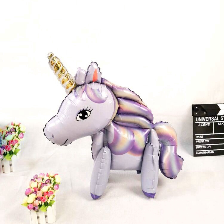 Bong bóng hình kỳ lân 3D dùng để trang trí buổi tiệc