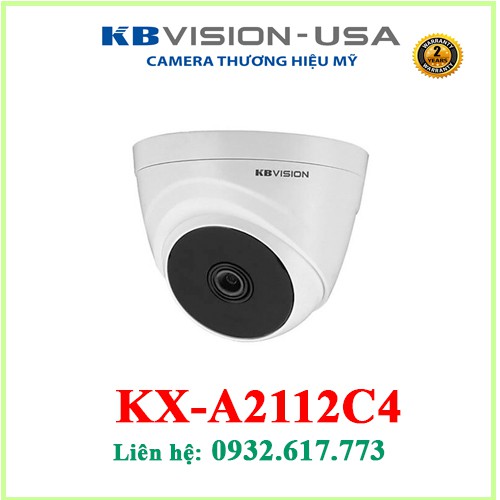 Camera Dome 4 in 1 hồng ngoại 2.0 Megapixel KBVISION KX-A2112C4