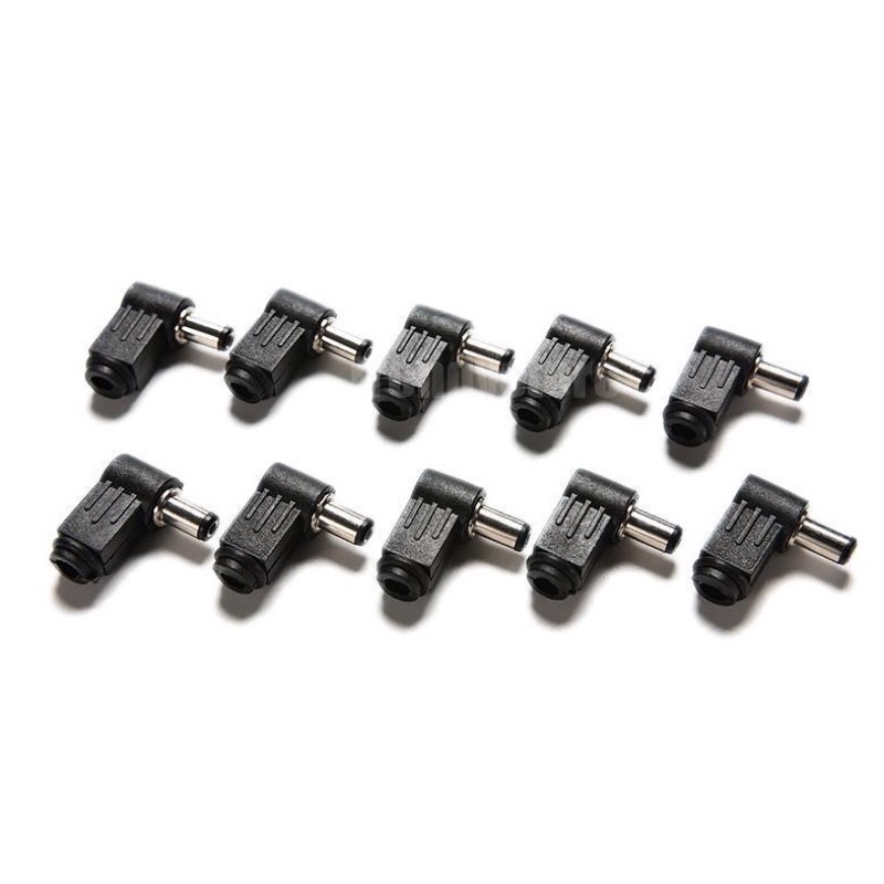 Chân jack góc vuông DC 2.1x5.5mm 2.1mm