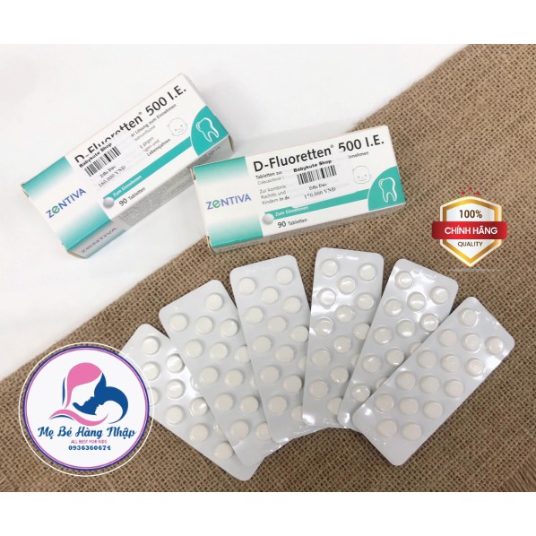 Viên Vitamin D-Fluoretten 500 I.E  Đức