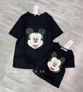 Áo cặp mickey-combo bé gạo