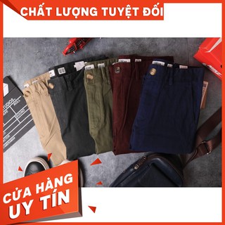 Quần kaki vải co giãn pull and bear chuẩn form dáng giá sale