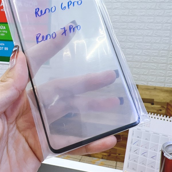 Kính ép OCA Oppo Reno 6 Pro / Reno 7 Pro, bảo hành đổi trả.