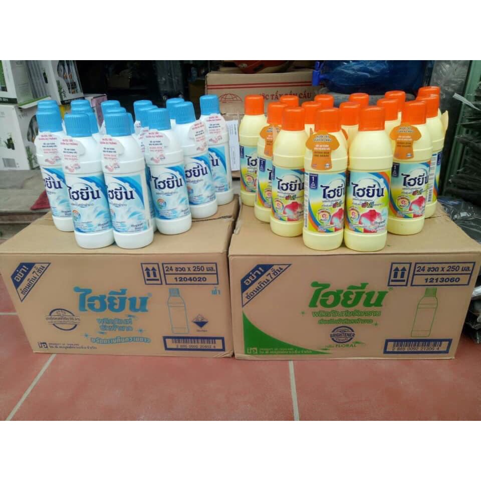 Nước tẩy trắng, tẩy màu quần áo Thái Lan 250ml