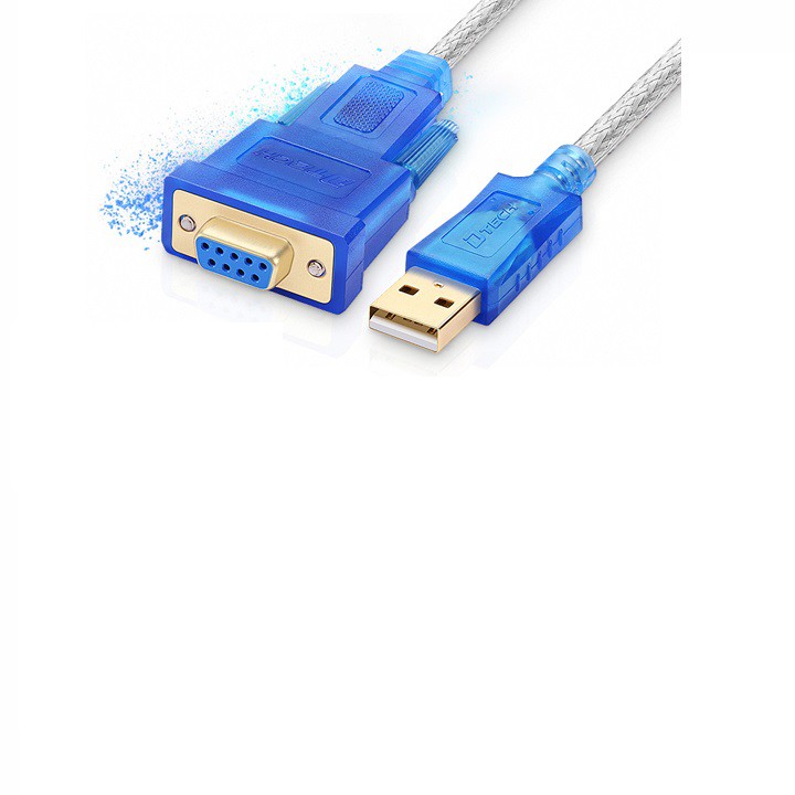 Cáp USB to Com (RS232-DB9) cổng Âm dài 1.5m DTECH