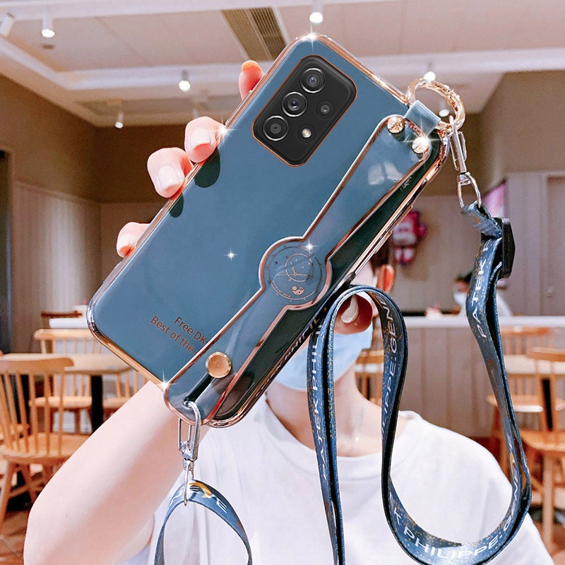 Ốp Điện Thoại Mềm Họa Tiết 6D Có Dây Đeo Cho Samsung Galaxy Note 20 Ultra Note 10 Plus Note 10 lite note20 10 9 8
