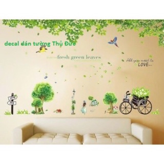 Decal dán tương combo 3 bức kết hợp cho ngôi nhà xịn