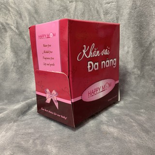 Khăn vải đa năng HappyMom ( Hộp ) - 180 khăn