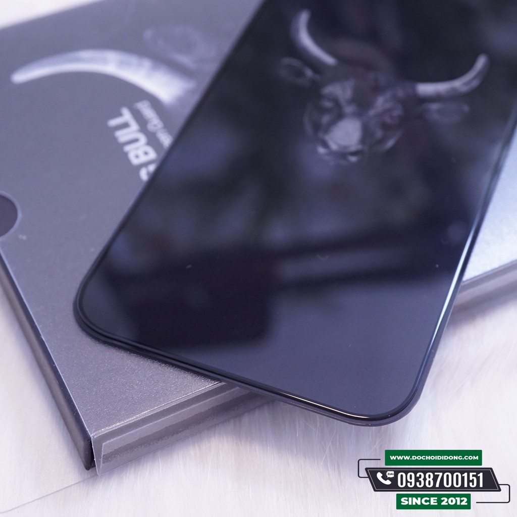 Miếng Dán Cường Lực IPhone 12 Pro Max Mini Mipow King Bull HD Dùng Ốp Chống Sốc