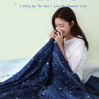 Bộ 4 món Cotton poly Trăng sao đêm