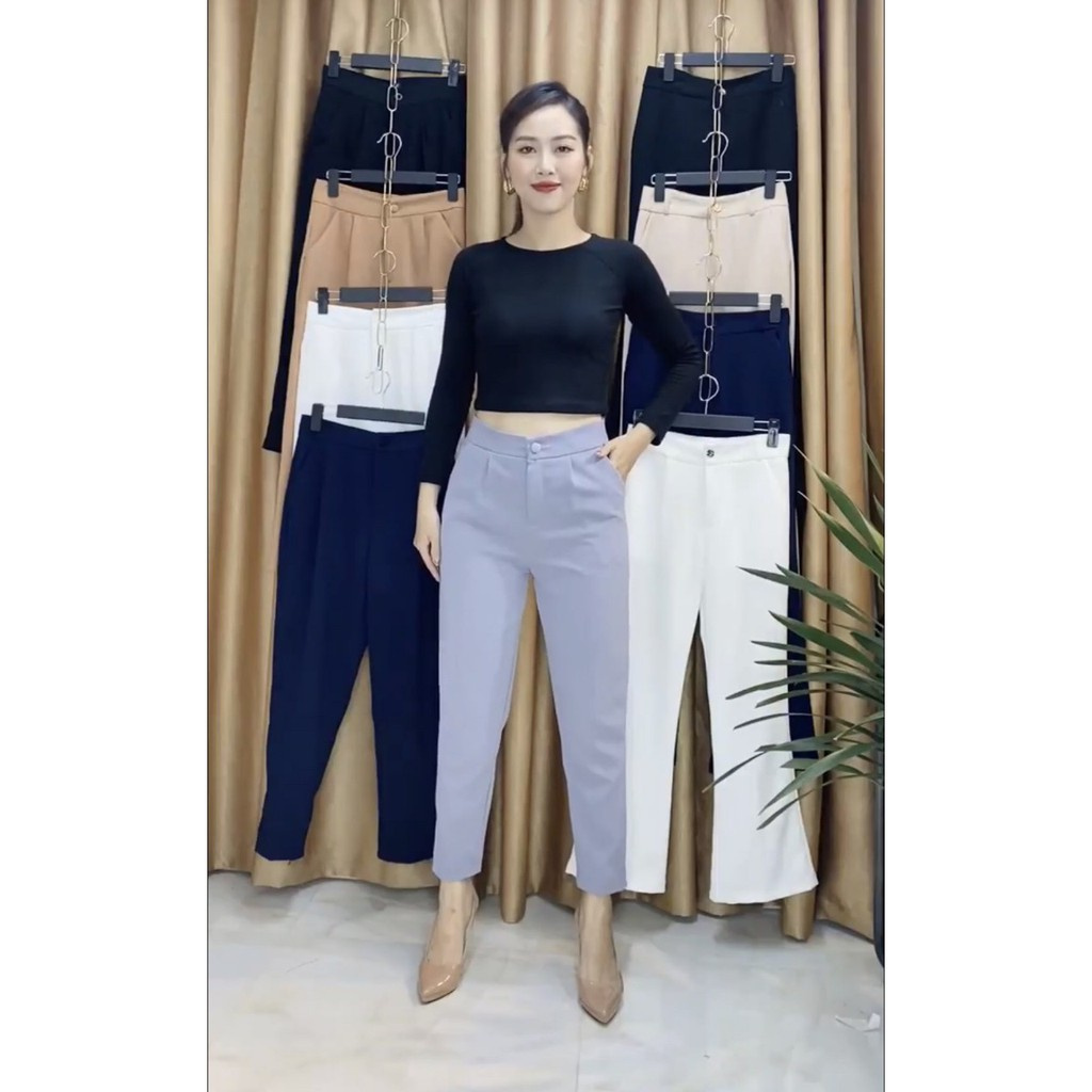 Quần Baggy Công Sở 5 Màu Siêu Đẹp Siêu Xinh CR04 CARLA
