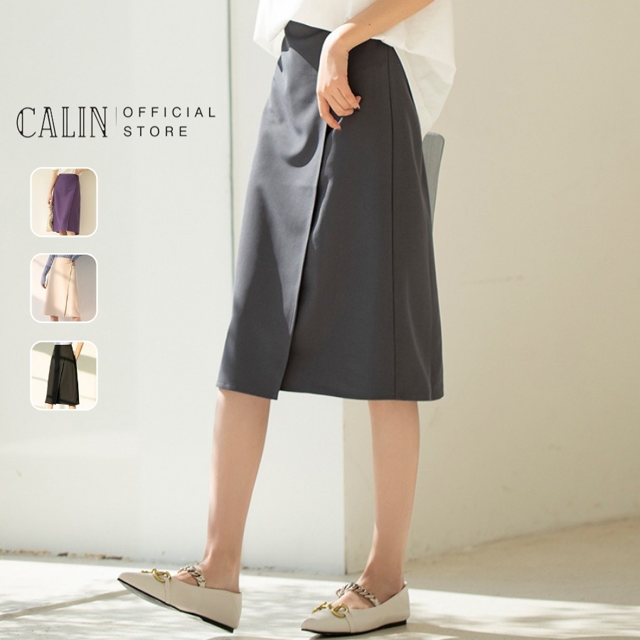 Chân váy chữ A công sở Calin mẫu 2021