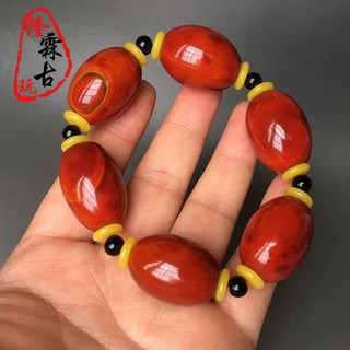 Vòng tay đá mã não đỏ tự nhiên thời trang cho cặp đôi