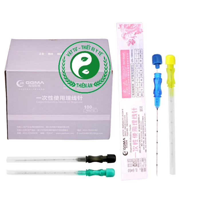 Combo 5 Kim cấy chỉ cao cấp GGMA- Nhỏ gọn- siêu bén