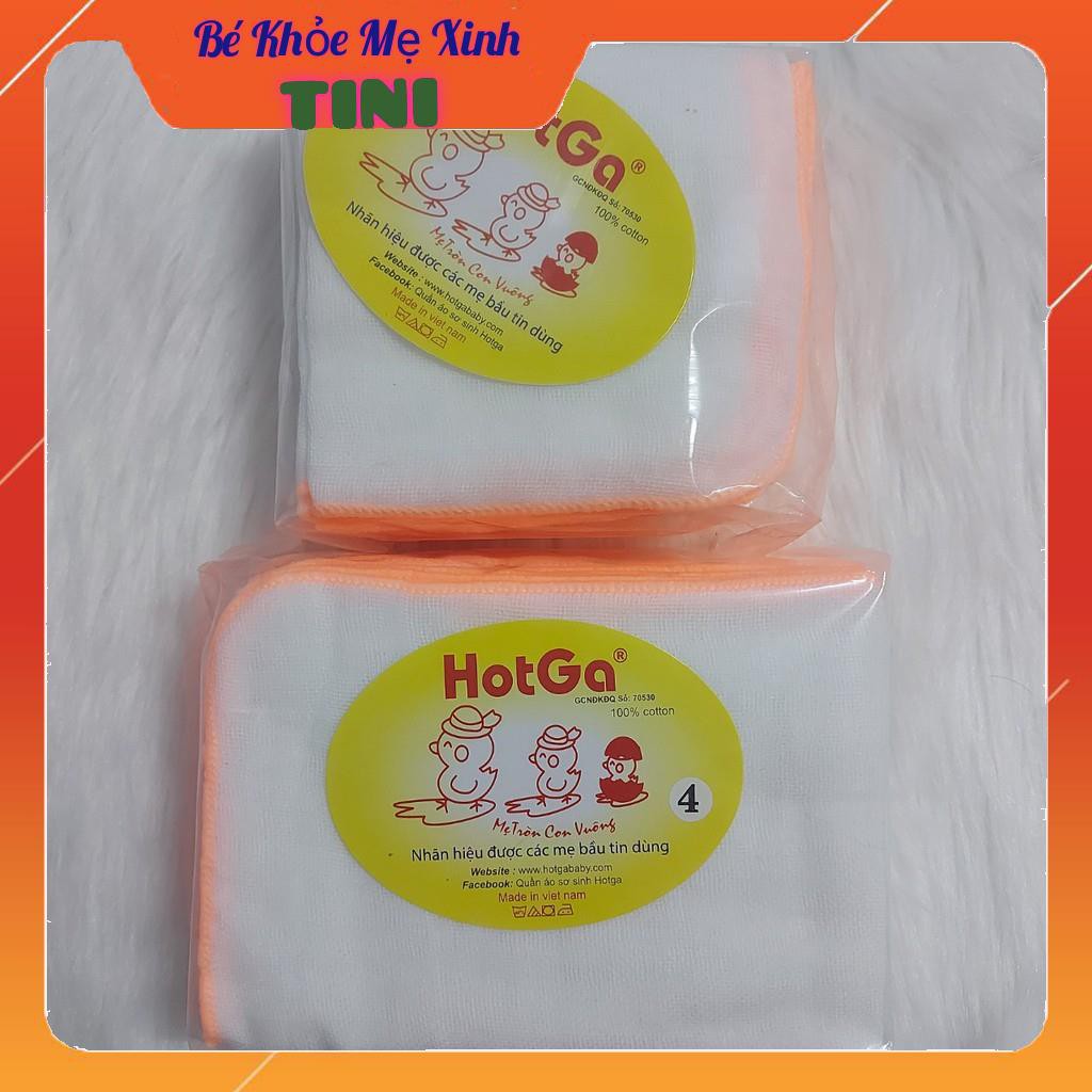 ComBo 10 khăn sữa 4 lớp HotGa cho bé sơ sinh